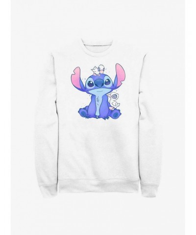 Disney Lilo & Stitch Cute Ducks Crew Sweatshirt $14.17 Sweatshirts